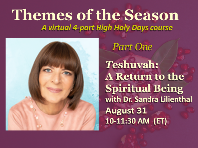 Teshuvah:  A Return to the  Spiritual Being