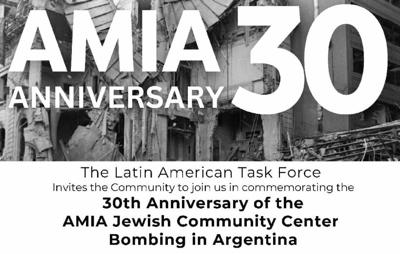30th Anniversary of the AMIA Bombing in Argentina